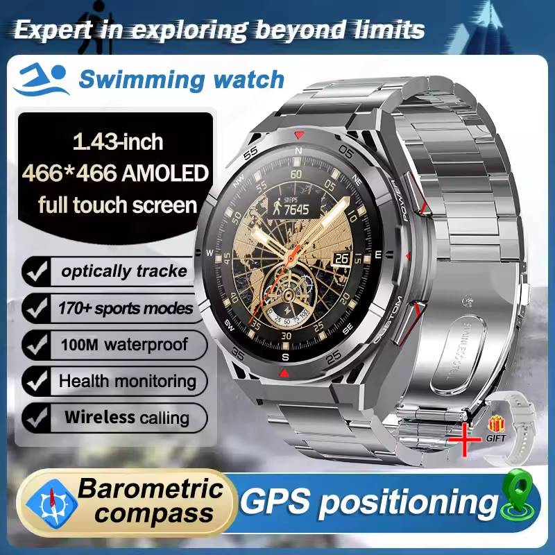 Smartwatch Watches Best Gift For Men - Jam Tangan Pintar Pria Leadoys X2B