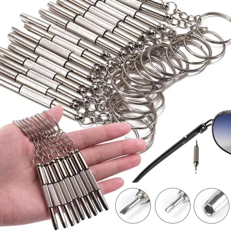 Watchmaker Screwdriver - 2-12 Buah Obeng Kacamata Kit Perbaikan