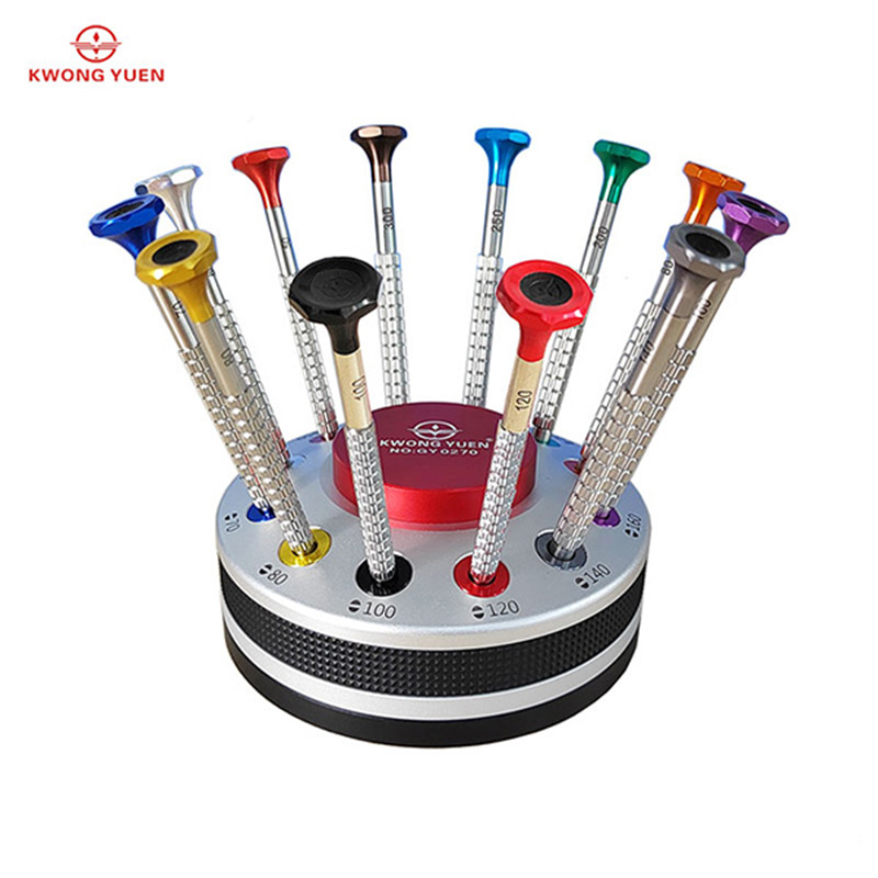 Watchmaker Screwdriver - KWONG 12 Buah Set Obeng Presisi