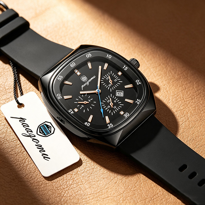 Smartwatch Watches Best Gift For Men - PAAZOMU Jam Tangan Mewah Pria Retro