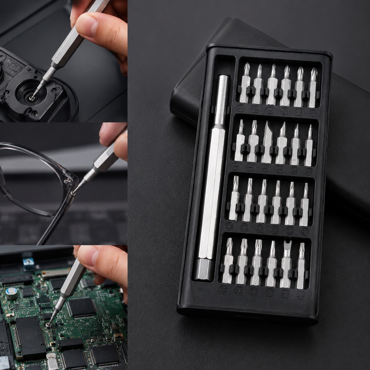 Watchmaker Screwdriver - Set Obeng Multifungsi 24-in-1 Alat Esensial