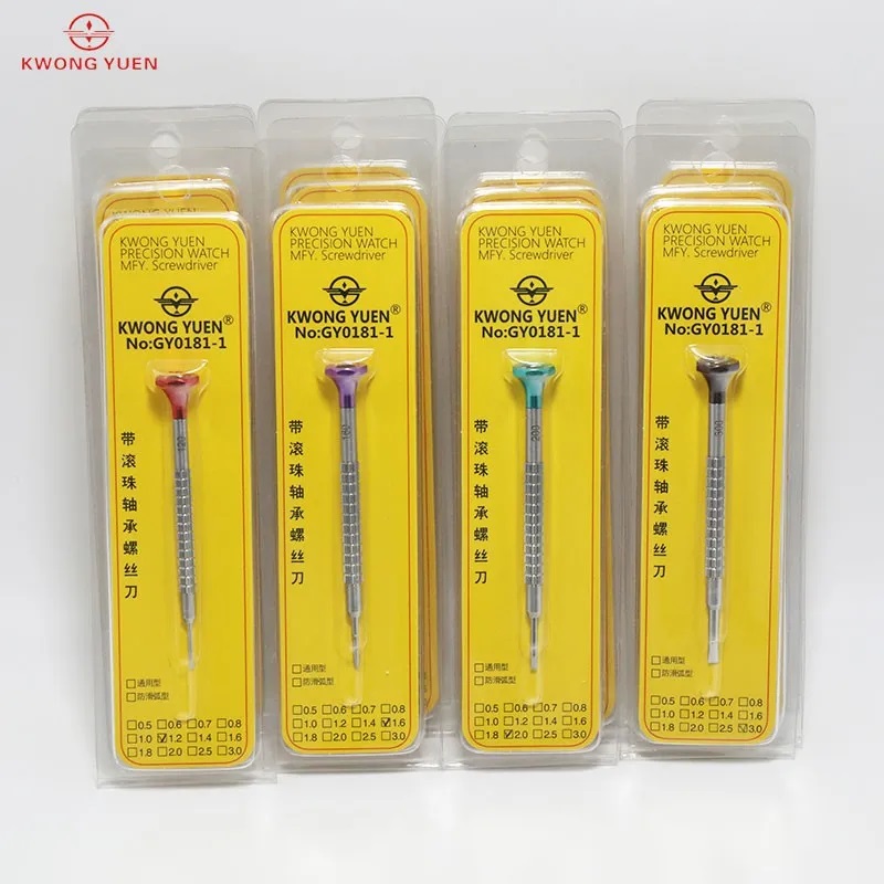 Watchmaker Screwdriver - Kwong YUEN Obeng multifungsi, untuk jam