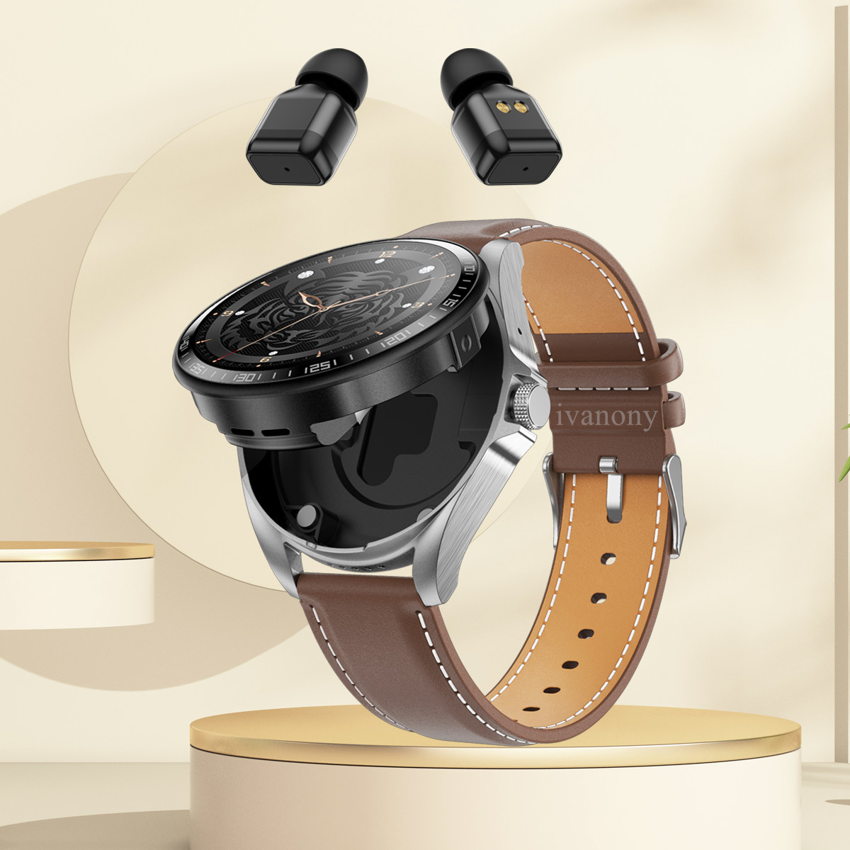 Smartwatch Watches Wallpaper - Jam Tangan Pintar 2 In 1