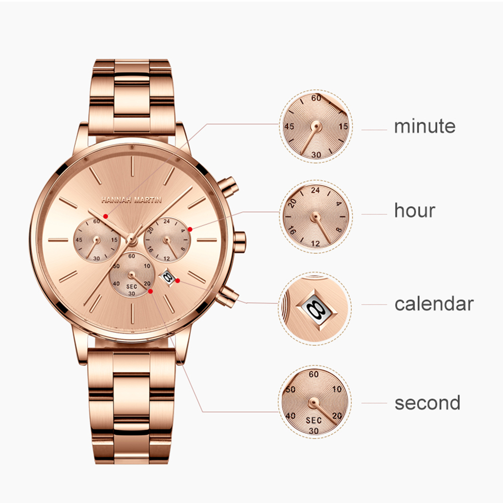 Jam Tangan Wanita Modis Jam Ta - Anti-Magnetic Watch ulasan dan harga