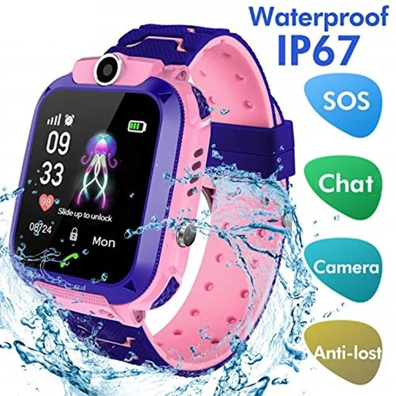 Jam tangan pintar anak, 2G pan - Smartwatch Digital Watches For Girls ulasan dan harga