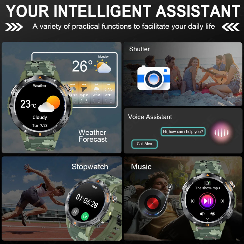 Jam Tangan Pintar Olahraga Lua - Smartwatch Watches Wallpaper ulasan dan harga