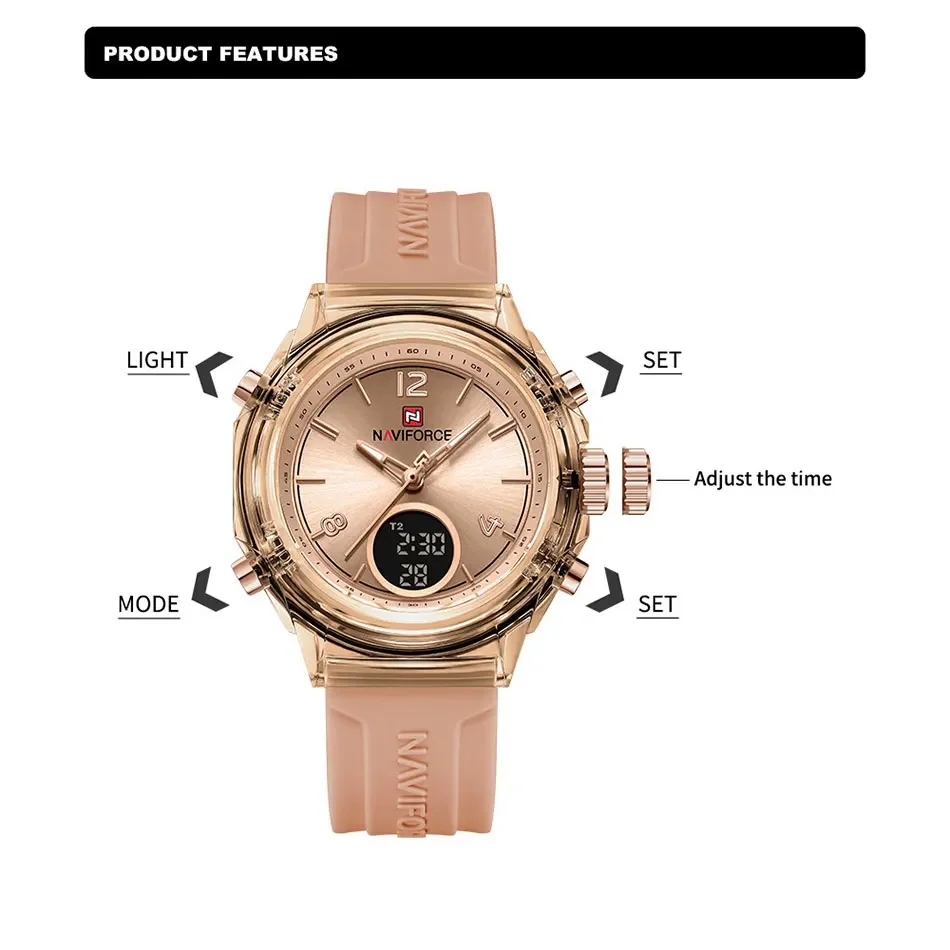 NAVIFORCE NF7109 jam tangan ku - Waterproof Diving Watch ulasan dan harga