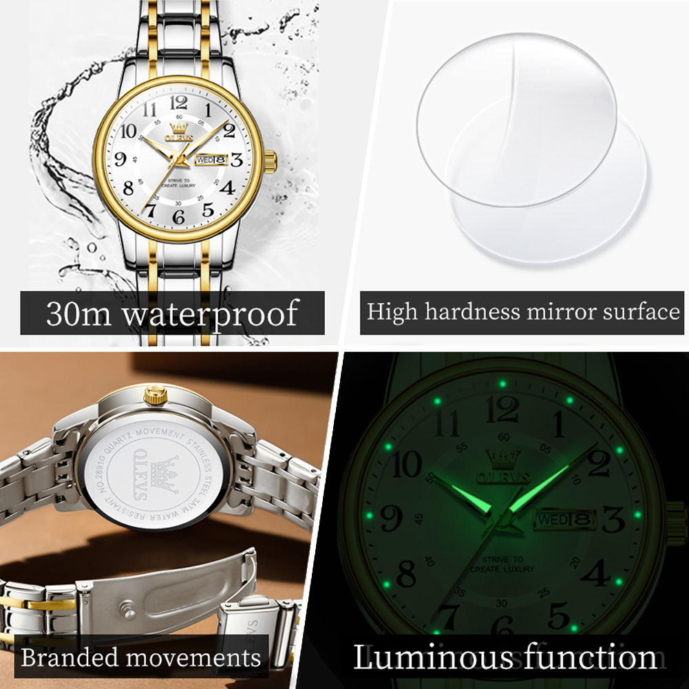 OLEVS 2891 Jam Tangan Wanita M - Anti-Magnetic Watch ulasan dan harga