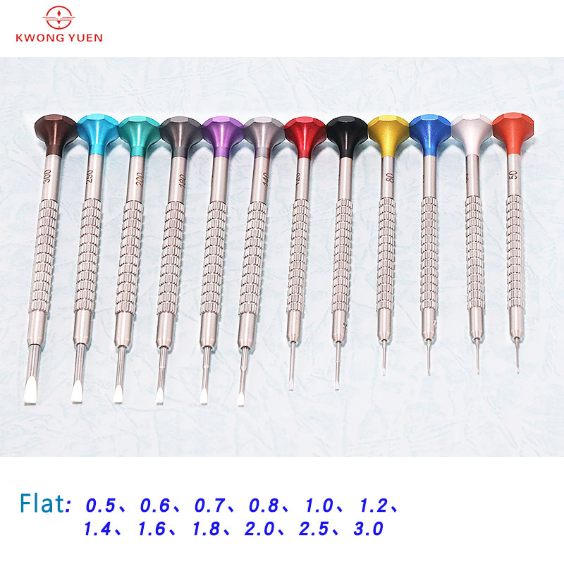 KWONG 12 Buah Set Obeng Presis - Watchmaker Screwdriver ulasan dan harga