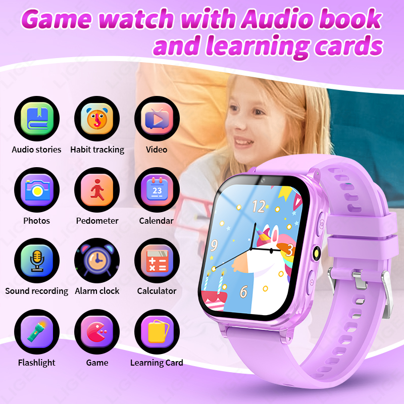 LIGE Jam Tangan Pintar Digital - Smartwatch Digital Watches For Girls ulasan dan harga
