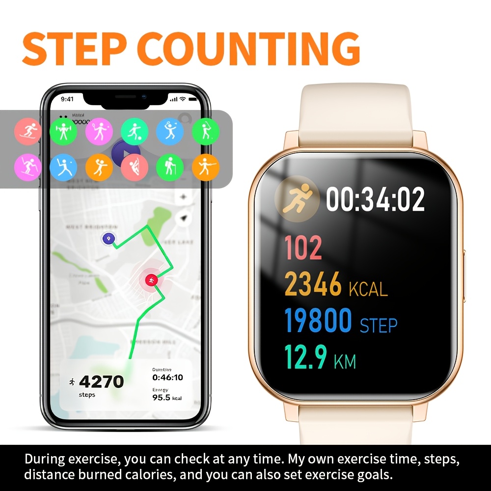 Layar HD Persegi 1,83 Inci/Pan - Smartwatch Watches Wallpaper ulasan dan harga