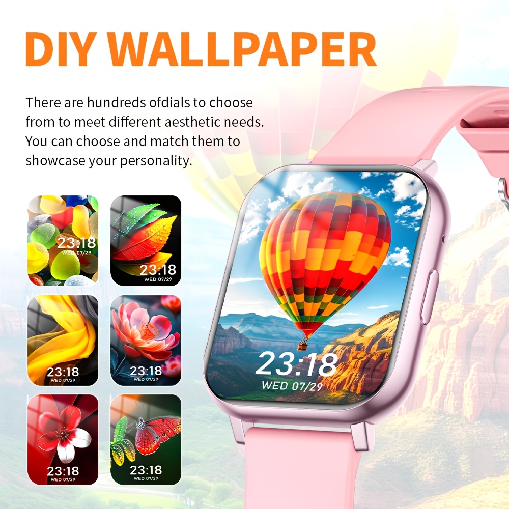 Layar HD Persegi 1,83 Inci/Pan - Smartwatch Watches Wallpaper ulasan dan harga