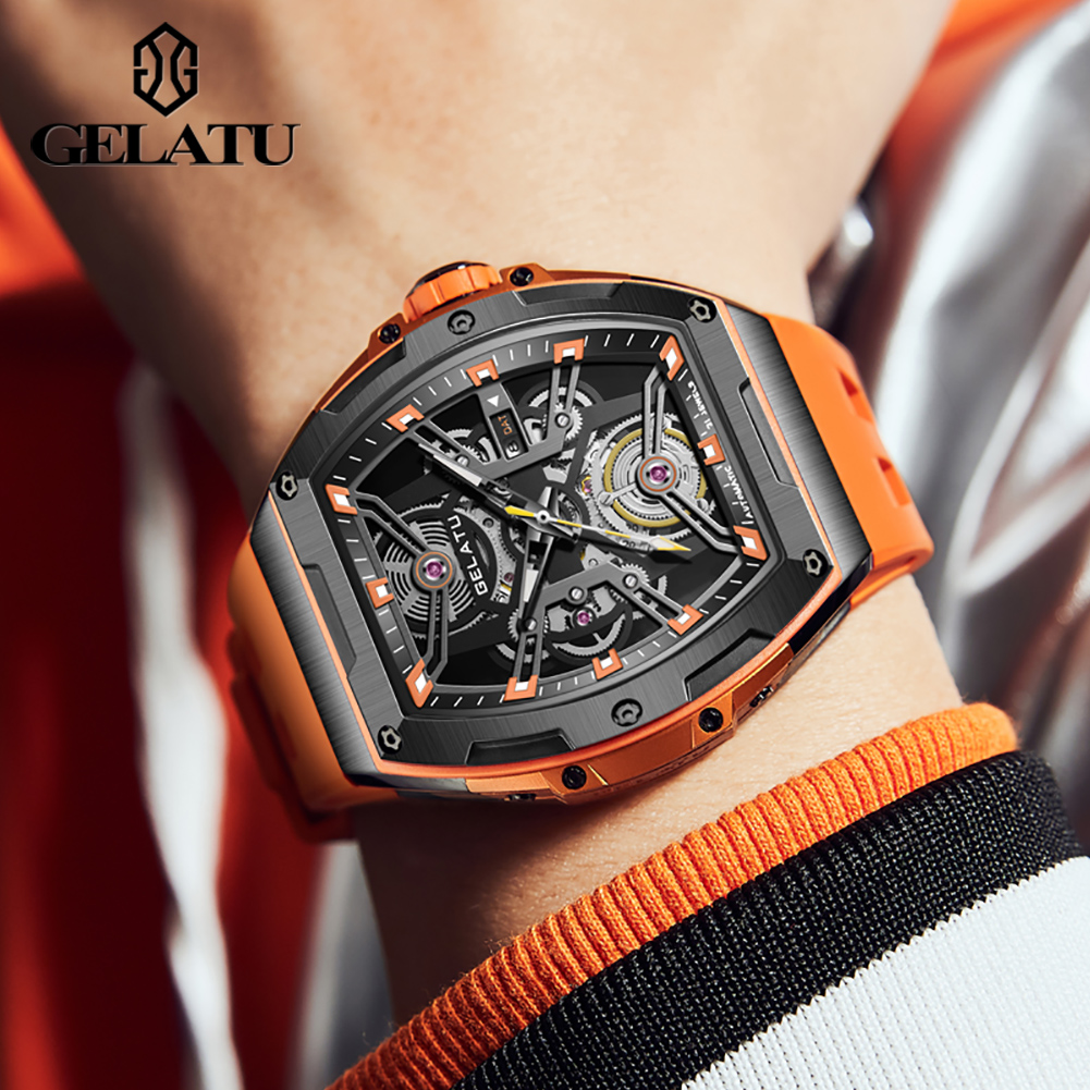GELATU Jam Tangan Pria Jam Tan - Anti-Magnetic Watch ulasan dan harga