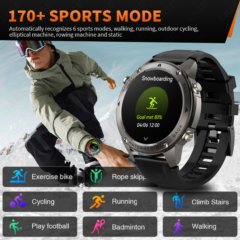 Jam Tangan Pintar GPS Kelas Mi - Watch Smart Smartwatch ulasan dan harga
