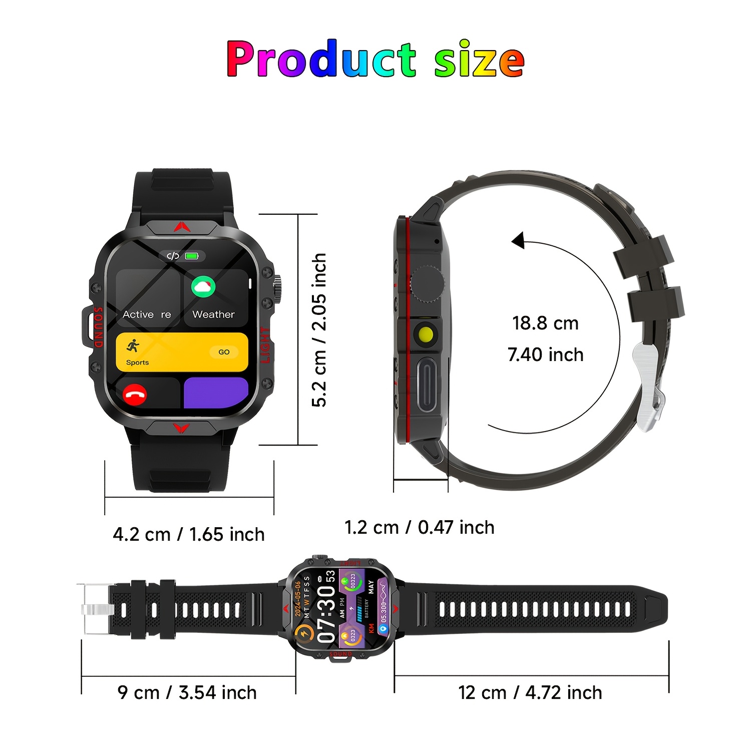 Jam Tangan Pintar Baru, Dileng - Smartwatch Watches Wallpaper ulasan dan harga