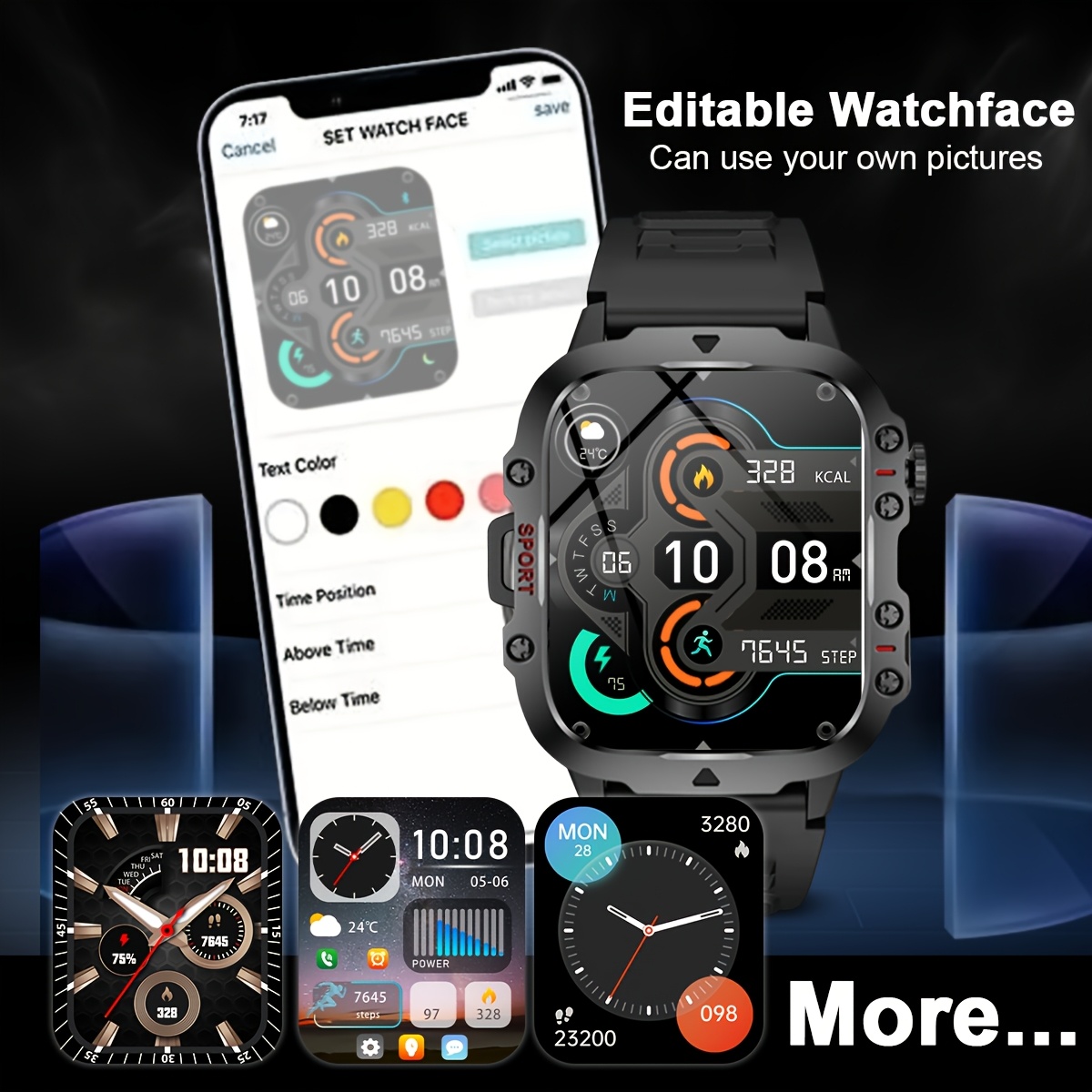 Jam Tangan Pintar Baru, Dileng - Smartwatch Watches Wallpaper ulasan dan harga