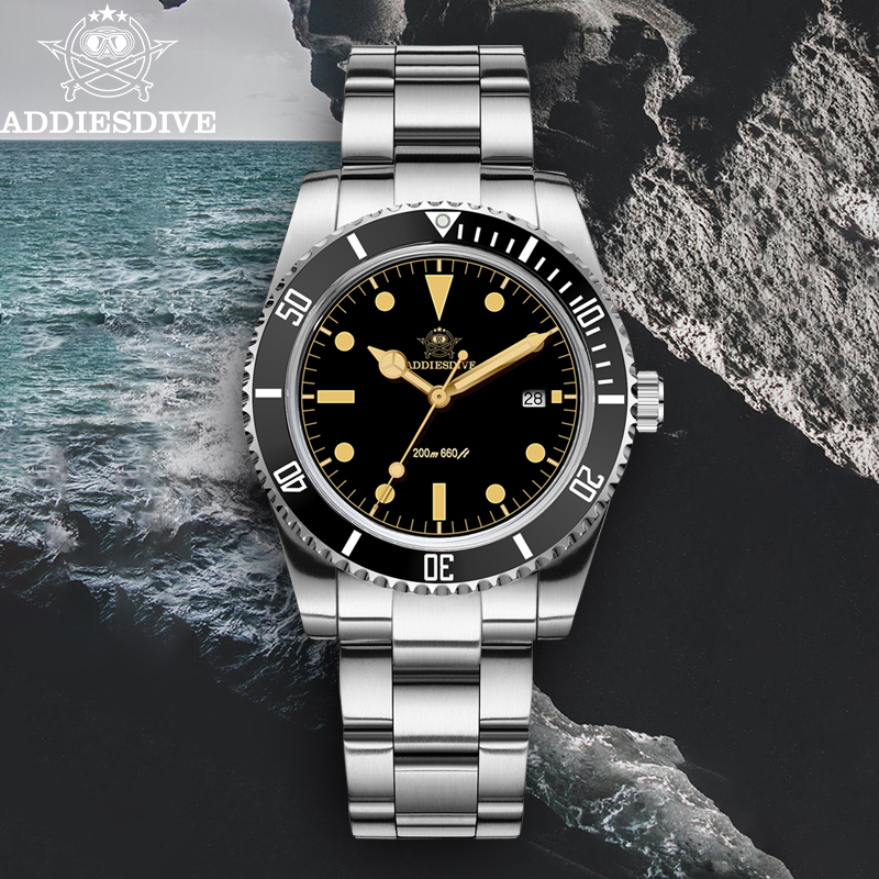 Jam Tangan Pria ADDIESDIVE 39m - Waterproof Diving Watch ulasan dan harga