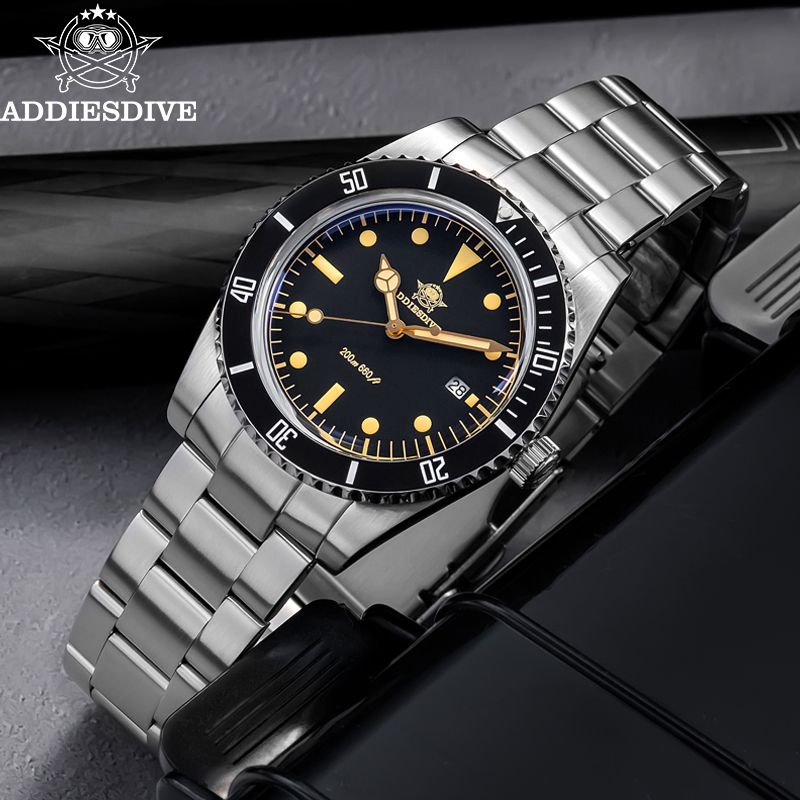 Jam Tangan Pria ADDIESDIVE 39m - Waterproof Diving Watch ulasan dan harga