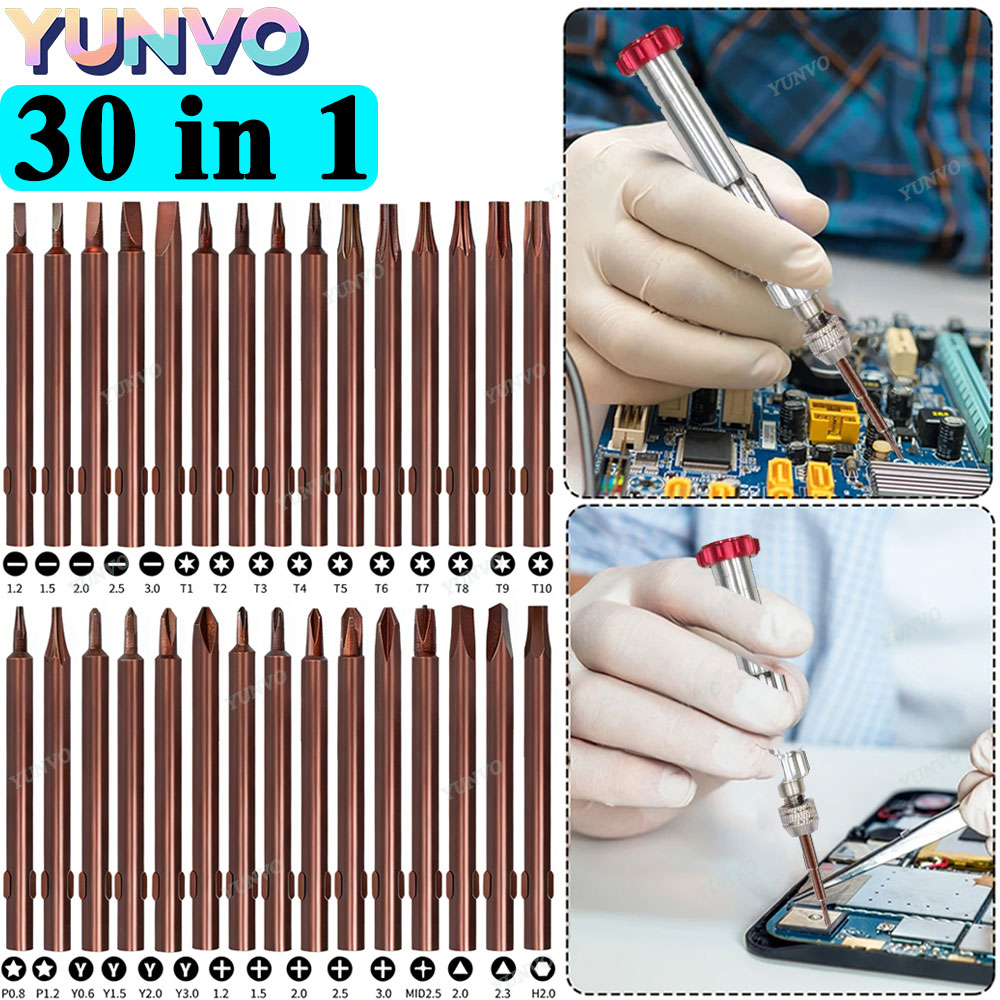 Set Obeng Presisi Magnetik 30  - Watchmaker Screwdriver ulasan dan harga