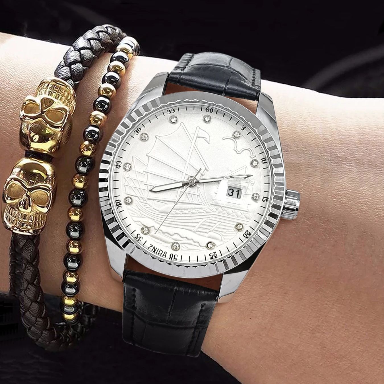 Jam Tangan Pria Mewah Kelas At - Smartwatch Watches Best Gift For Men ulasan dan harga