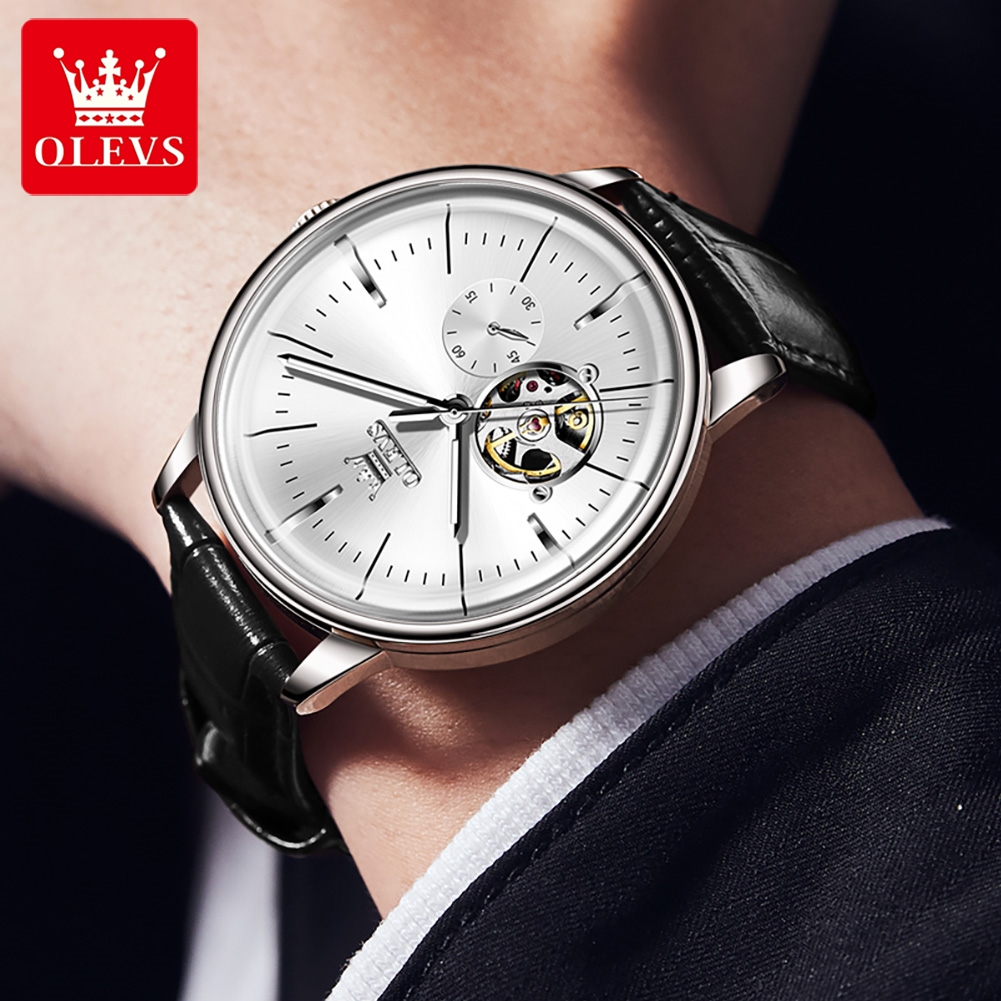 OLEVS 6708 Jam Tangan Pria Fas - Anti-Magnetic Watch ulasan dan harga