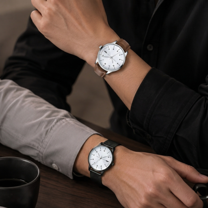 2 Buah Jam Tangan Bisnis Pria  - Smartwatch Watches Best Gift For Men ulasan dan harga