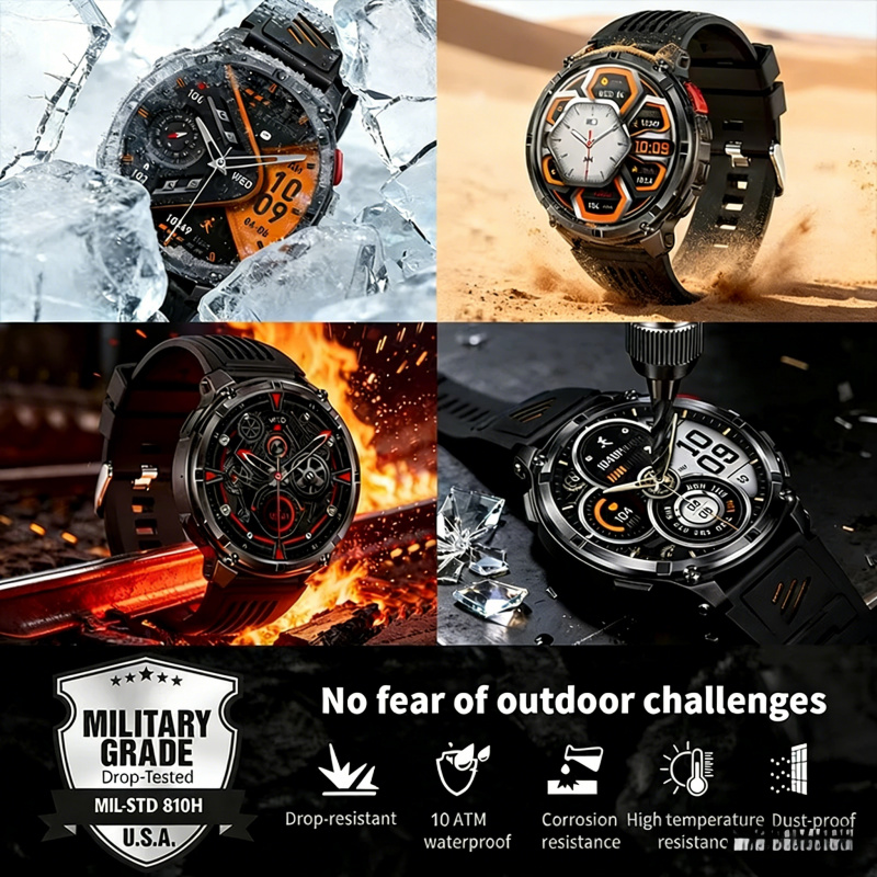 Jam Tangan Pintar Militer Luar - Smartwatch Watches Wallpaper ulasan dan harga