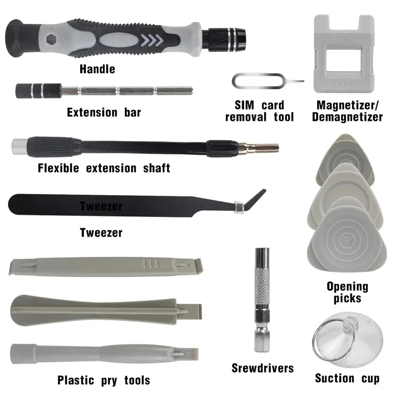 Set Obeng Magnetik Portabel 11 - Watchmaker Screwdriver ulasan dan harga
