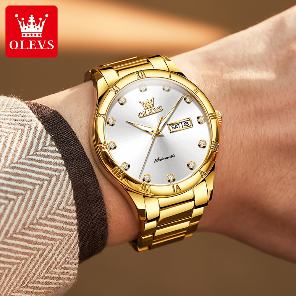 OLEVS Jam Tangan Pria Jam Tang - Anti-Magnetic Watch ulasan dan harga