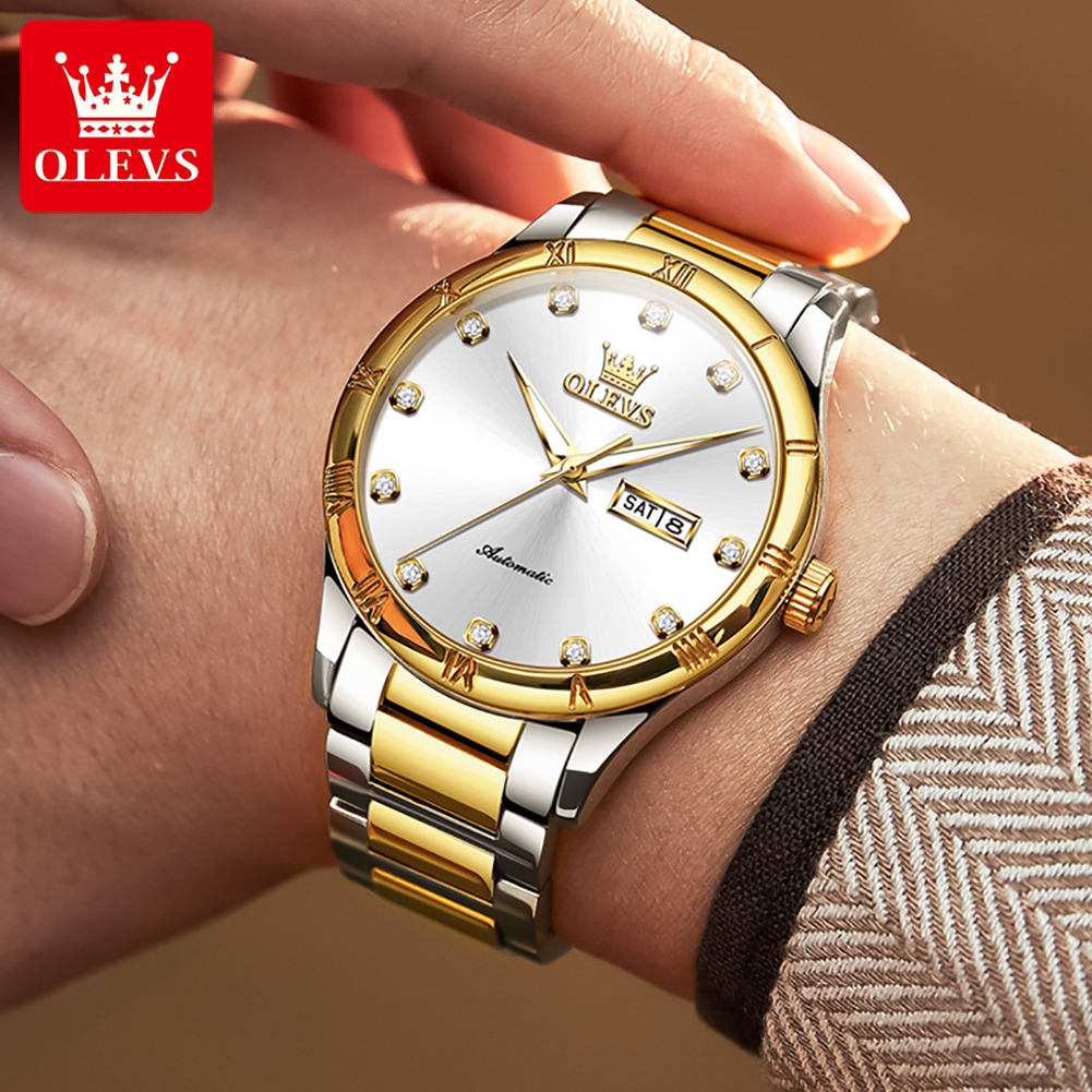 OLEVS Jam Tangan Pria Jam Tang - Anti-Magnetic Watch ulasan dan harga