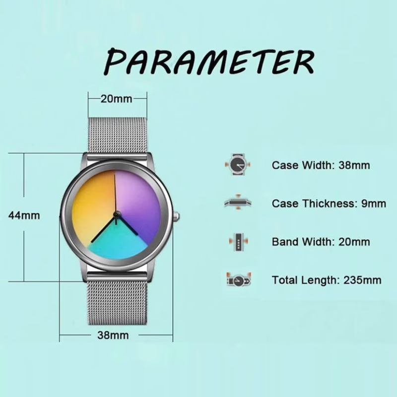 Jam tangan wanita unik, arloji - Anti-Magnetic Watch ulasan dan harga
