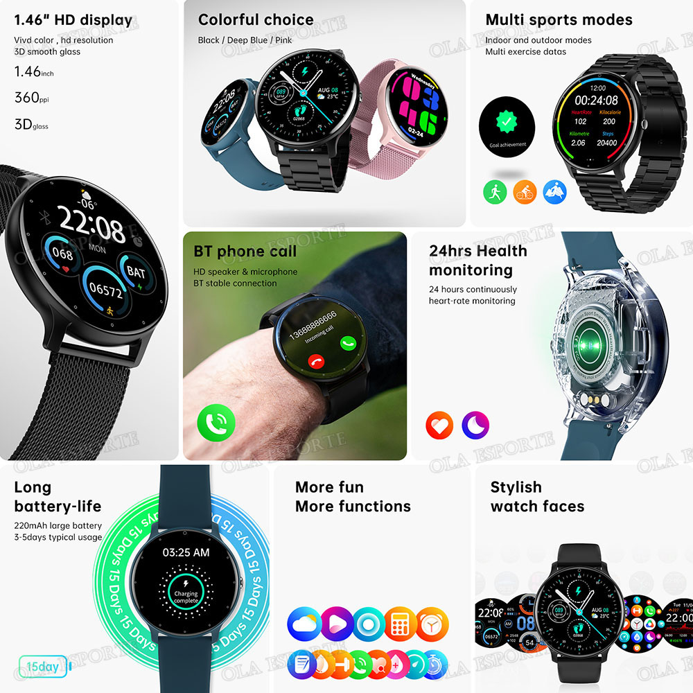 Jam Tangan Pintar, Panggilan/D - Smartwatch Watches Wallpaper ulasan dan harga