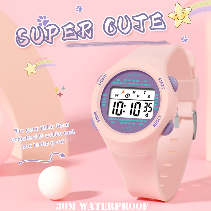 Jam tangan anak elektronik, ja - Smartwatch Digital Watches For Girls ulasan dan harga