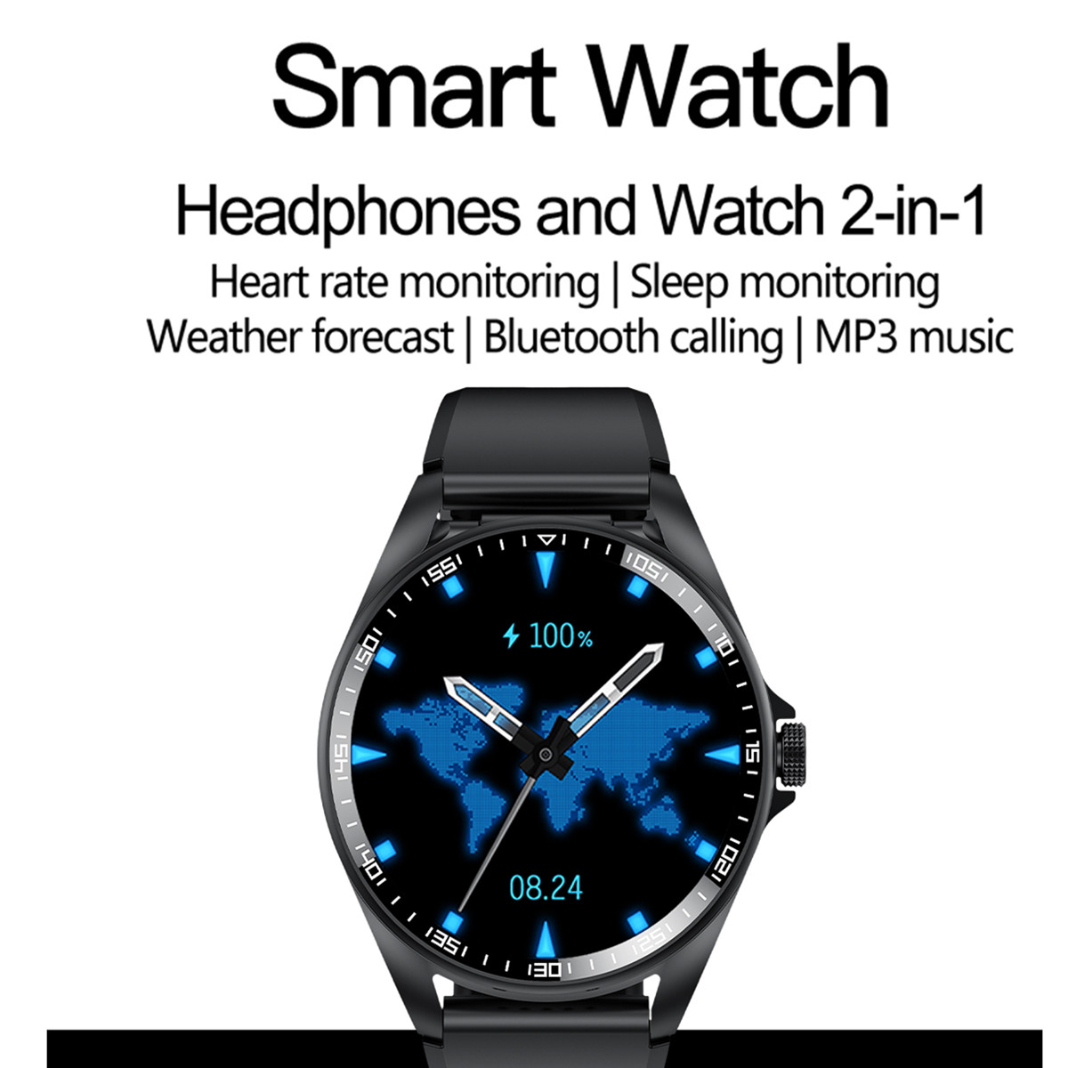 Jam Tangan Pintar 2 In 1 denga - Smartwatch Watches Wallpaper ulasan dan harga