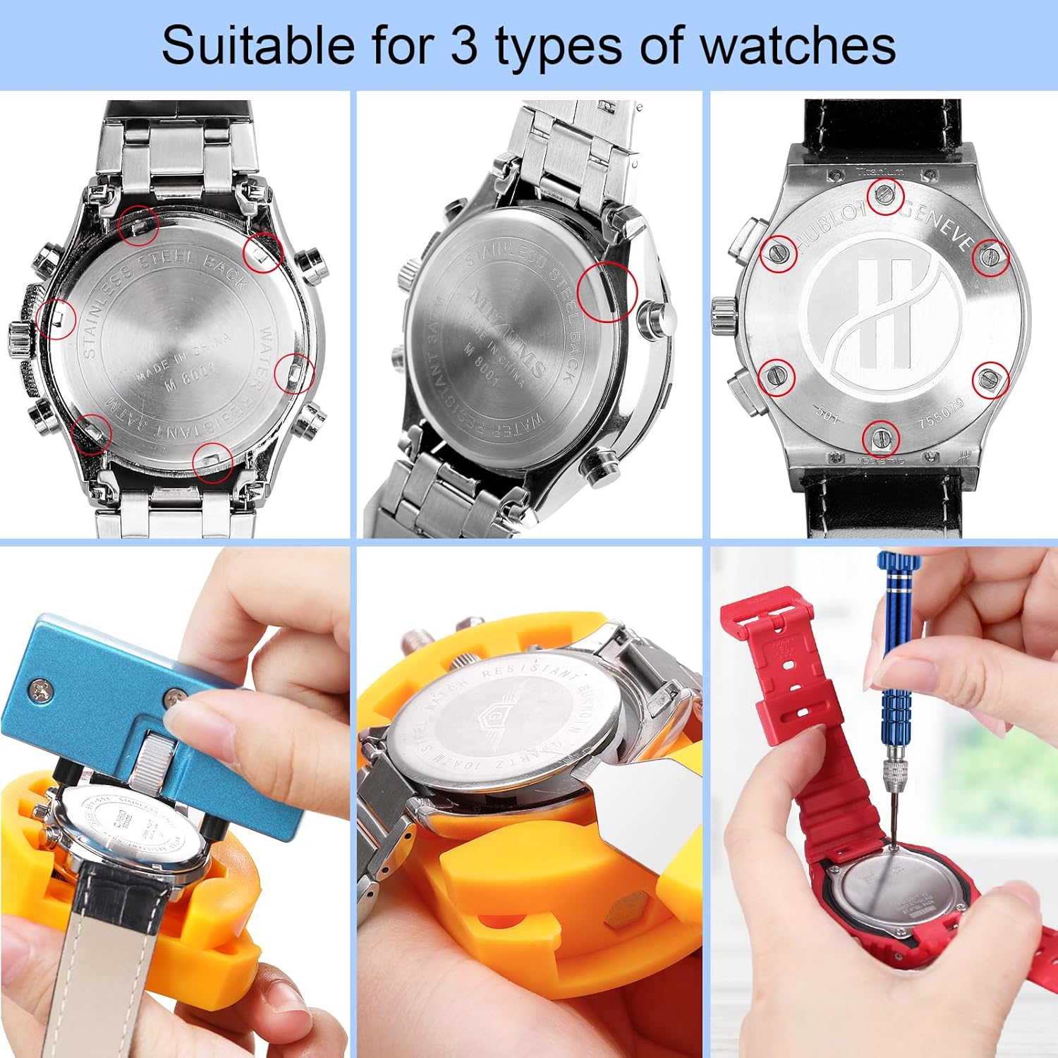 Kit pengganti baterai jam tang - Watchmaker Screwdriver ulasan dan harga