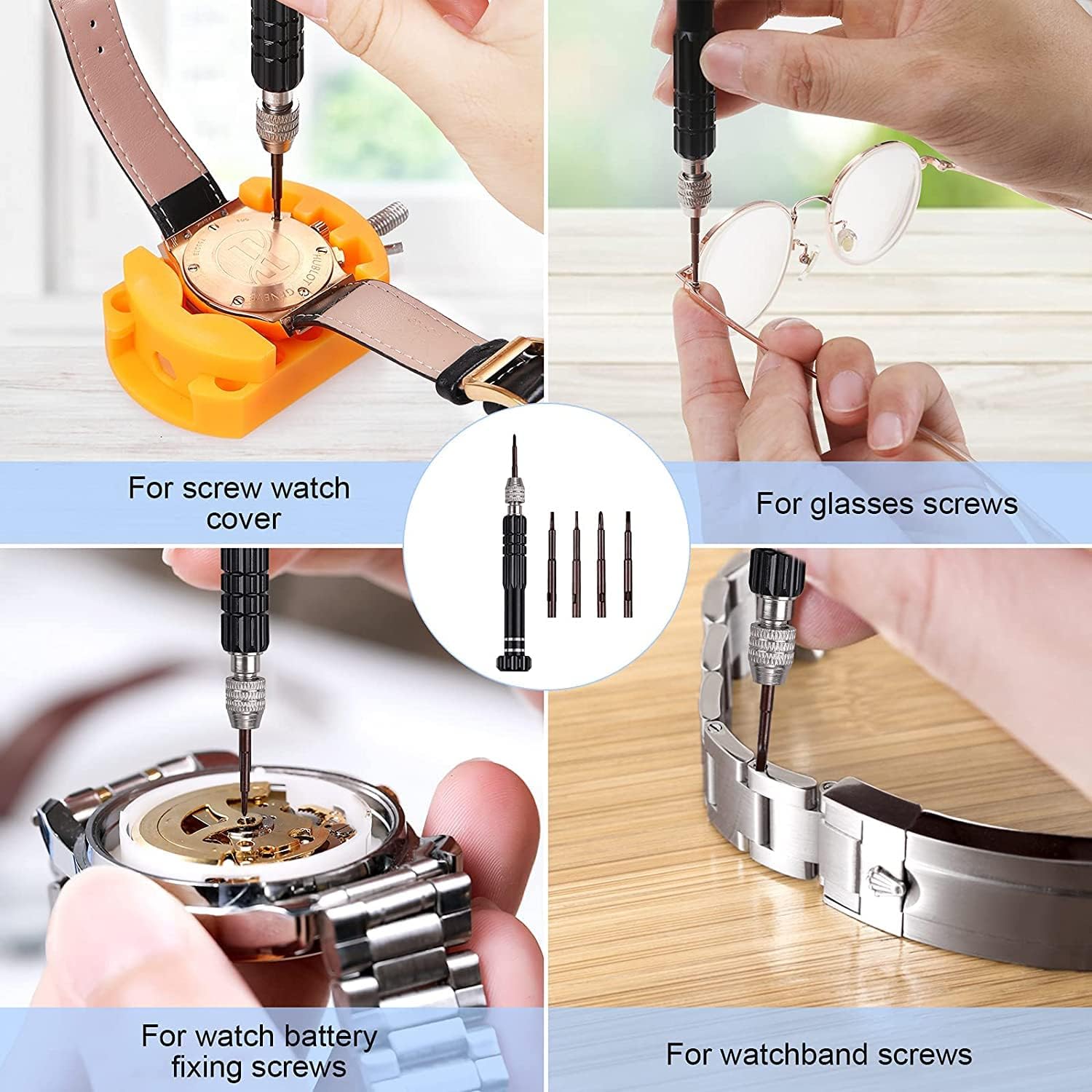 Kit pengganti baterai jam tang - Watchmaker Screwdriver ulasan dan harga