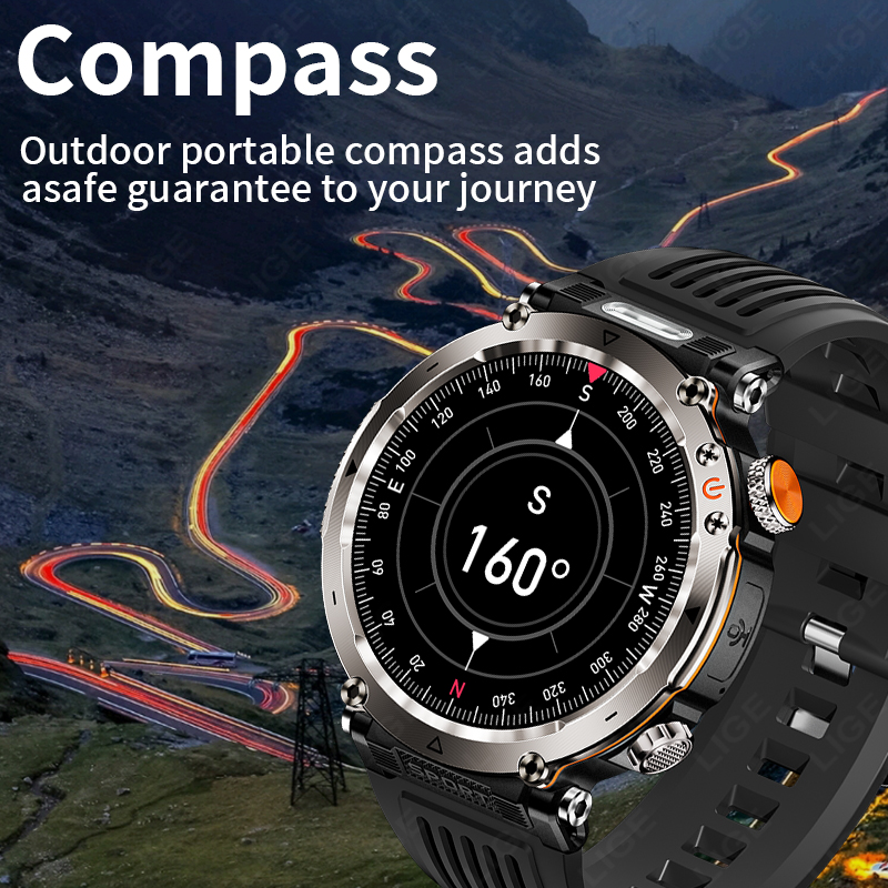 Jam Tangan Pintar Militer Luar - Watch Smart Smartwatch ulasan dan harga