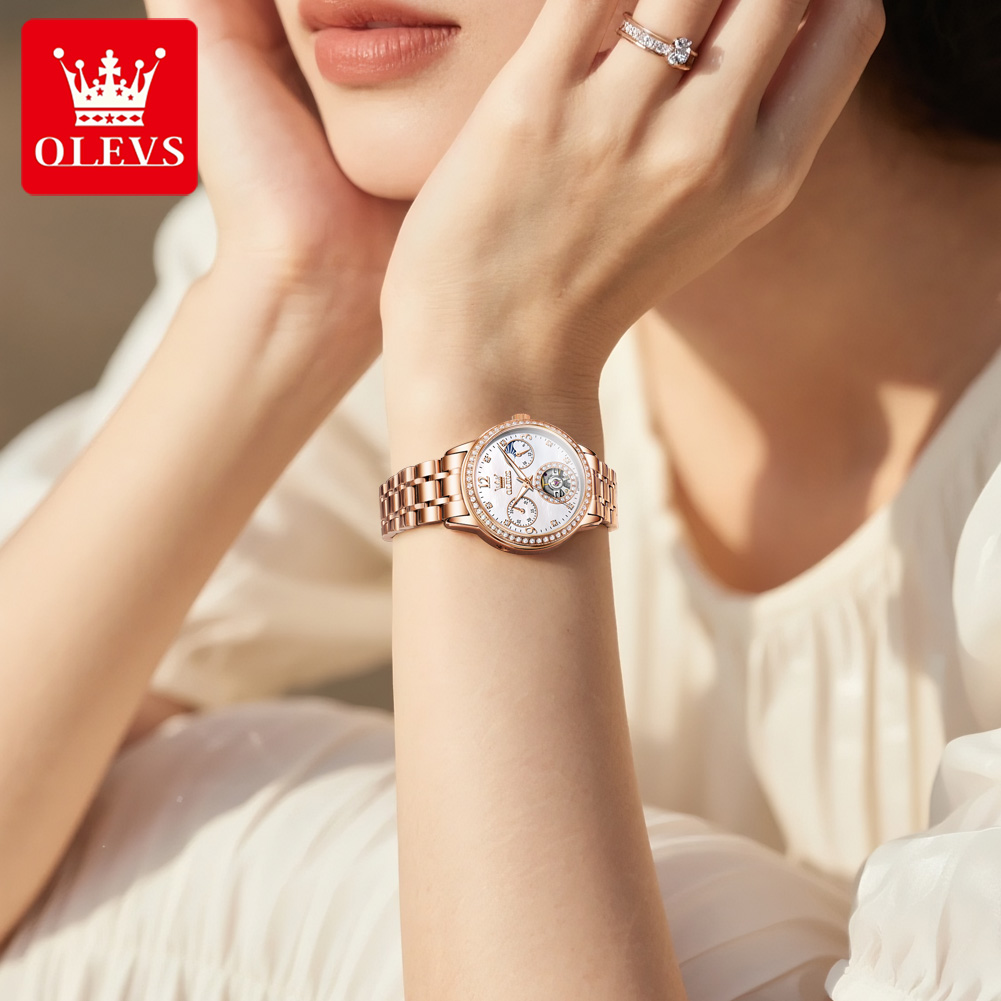 OLEVS Jam Tangan Wanita Jam Ta - Anti-Magnetic Watch ulasan dan harga