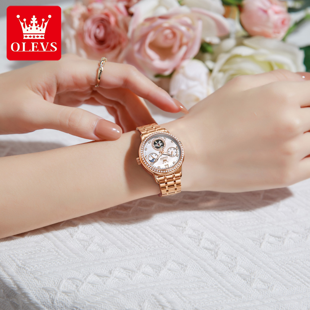 OLEVS Jam Tangan Wanita Jam Ta - Anti-Magnetic Watch ulasan dan harga