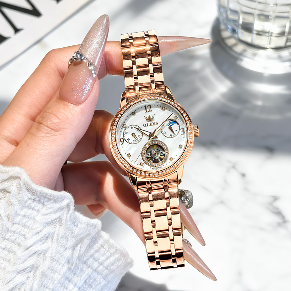 OLEVS Jam Tangan Wanita Jam Ta - Anti-Magnetic Watch ulasan dan harga