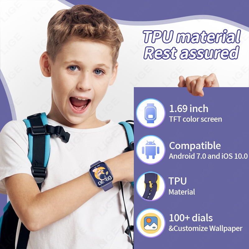 Lige Jam Tangan Pintar Anak Ja - Smartwatch Digital Watches For Girls ulasan dan harga