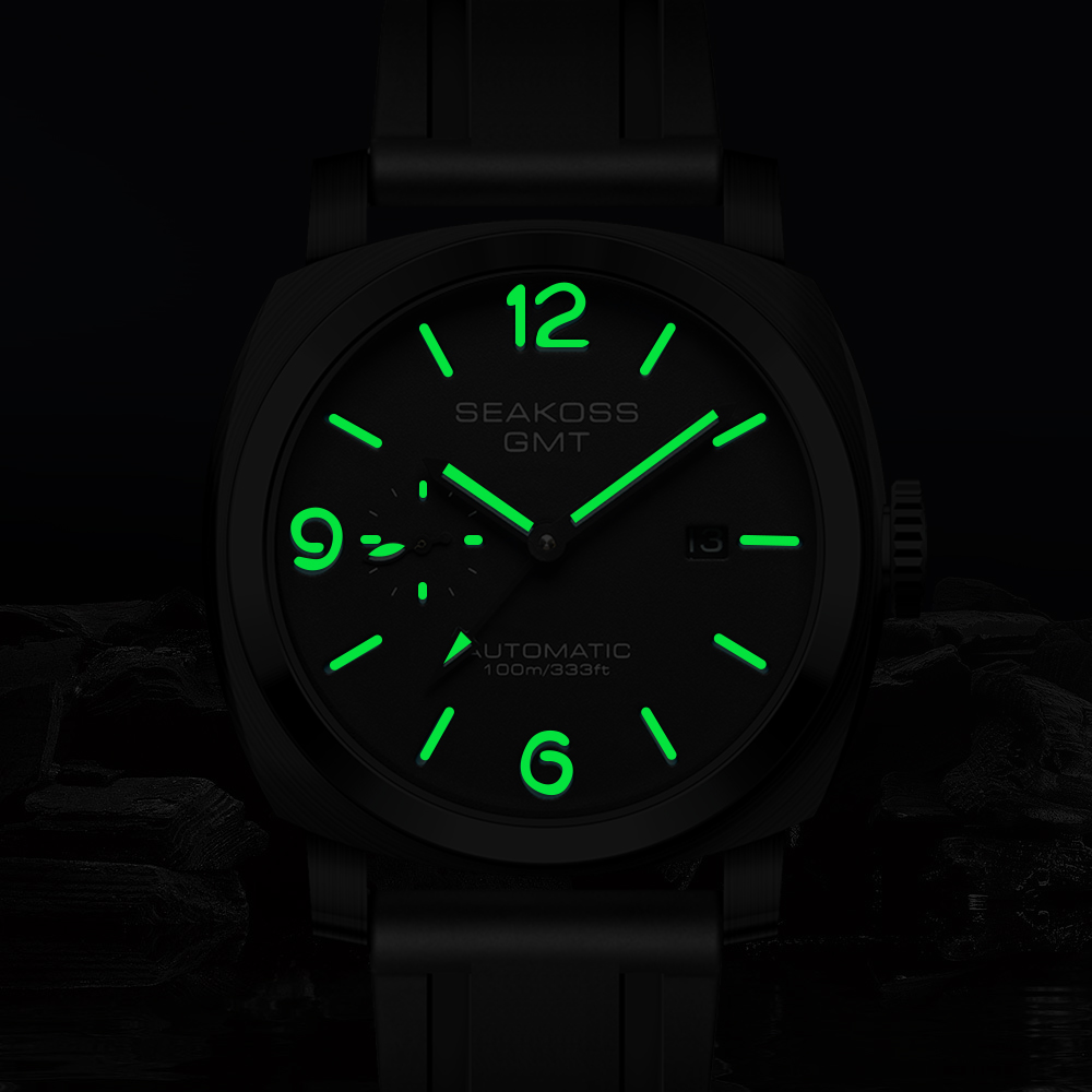 SEAKOSS Jam Tangan GMT Menyela - Waterproof Diving Watch ulasan dan harga