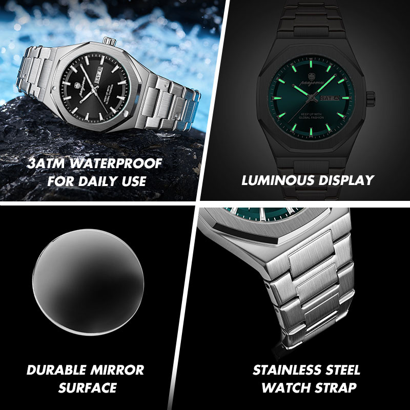 PAAZOMU Jam Tangan Pria Kasual - Smartwatch Watches Best Gift For Men ulasan dan harga