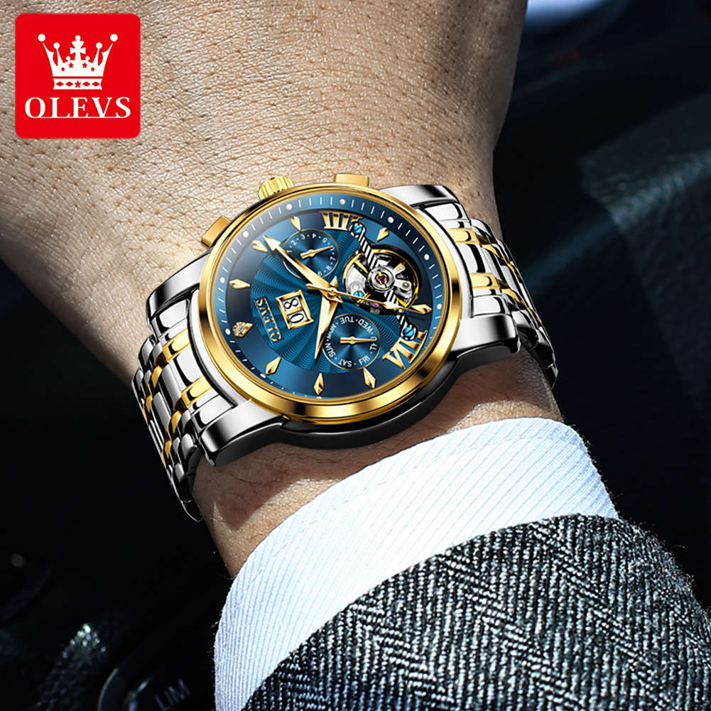 OLEVS Jam Tangan Pria Mewah Fa - Anti-Magnetic Watch ulasan dan harga
