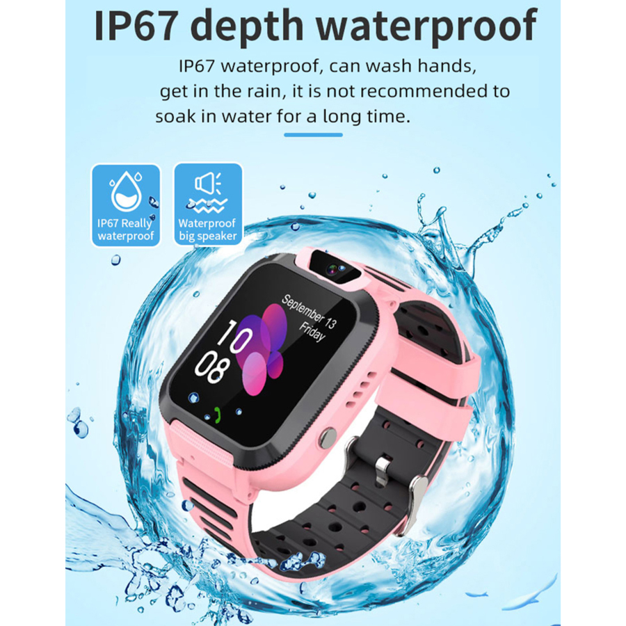 Jam tangan pintar anak jam tan - Smartwatch Digital Watches For Girls ulasan dan harga